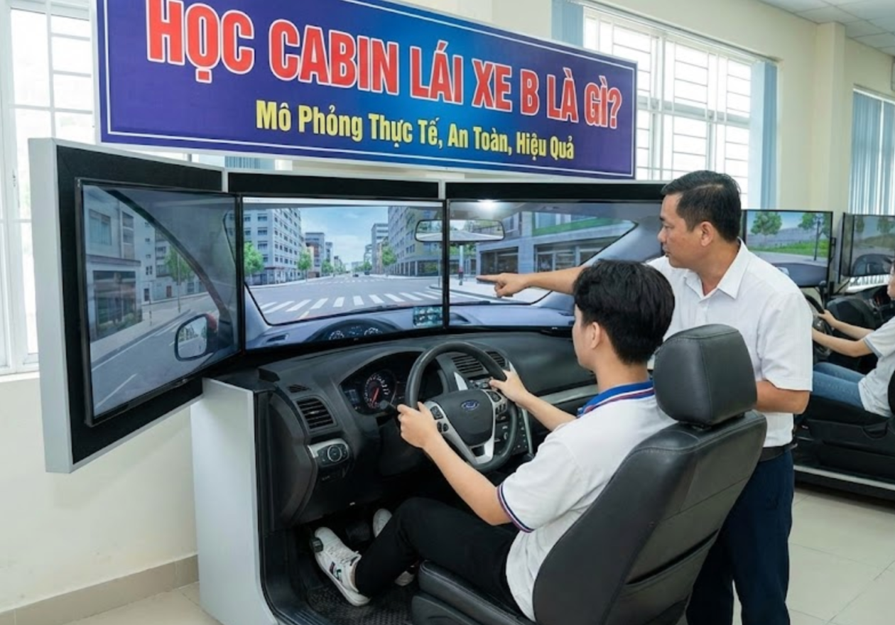hoc cabin lai xe